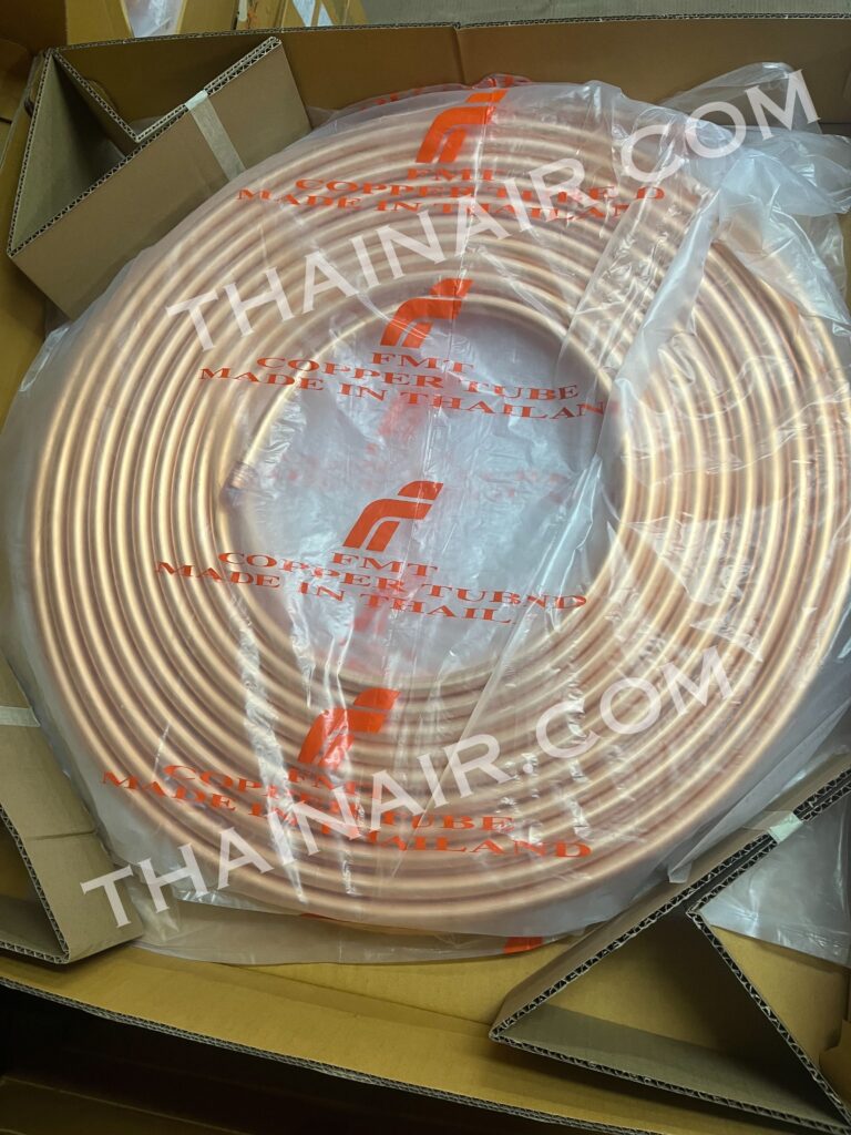 ท่อทองแดง ม้วน เบอร์ 22 ขนาด 5/8 ท่อทองแดง ม้วน เบอร์ 22 ขนาด 5/8