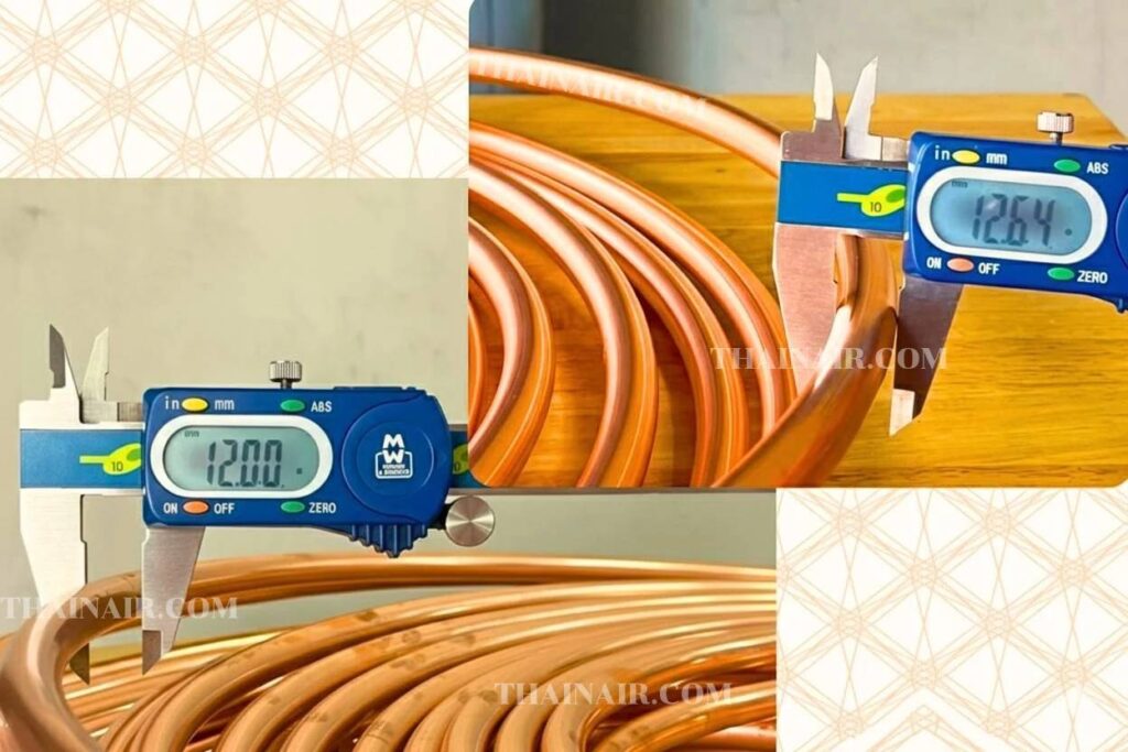 ท่อทองแดง 12 มิลลิเมตร